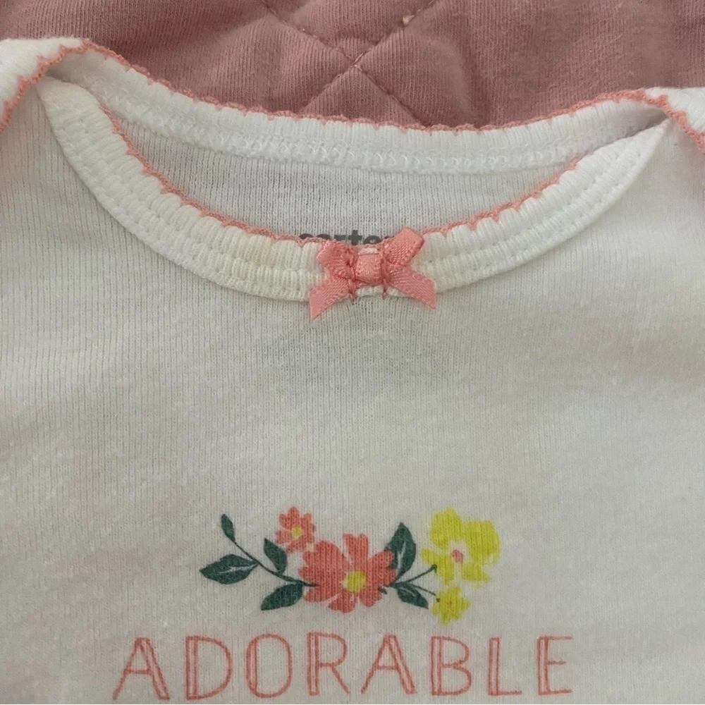 3 month carters girl onesie bundle